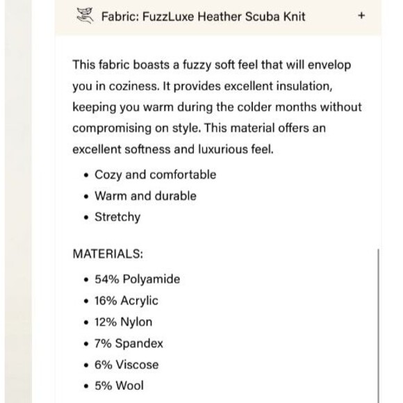 OGL FuzzLuxe Soft Cozy Wool Blend Straight Leg Pull On Pants Navy PETITE XS - Picture 4 of 9